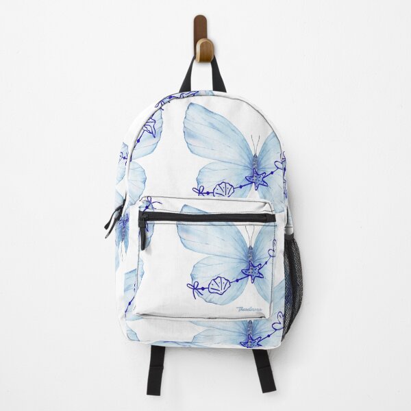 Item preview, Blue Butterfly and Shells - Coastal Dream designed and sold by Theselinara.