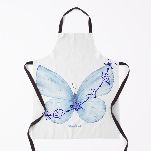 Item preview, Blue Butterfly and Shells - Coastal Dream designed and sold by Theselinara.