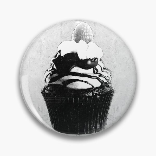 Item preview, Dark Chocolate Cupcake Raspberry Illustration designed and sold by Ghoul Enterprises.