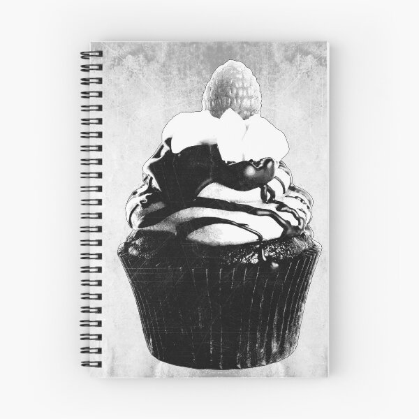 Item preview, Dark Chocolate Cupcake Raspberry Illustration designed and sold by Ghoul Enterprises.