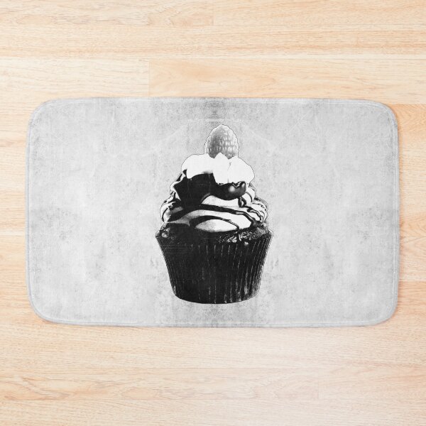 Item preview, Dark Chocolate Cupcake Raspberry Illustration designed and sold by Ghoul Enterprises.