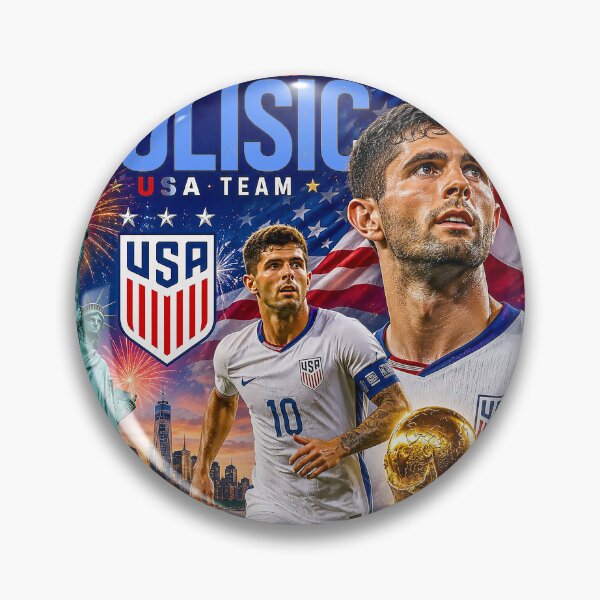 Item preview, 2026 FIFA WORLD CUP - Christian Pulisic - Country Roads - Take Me Home designed and sold by DBM Photo Art 1.