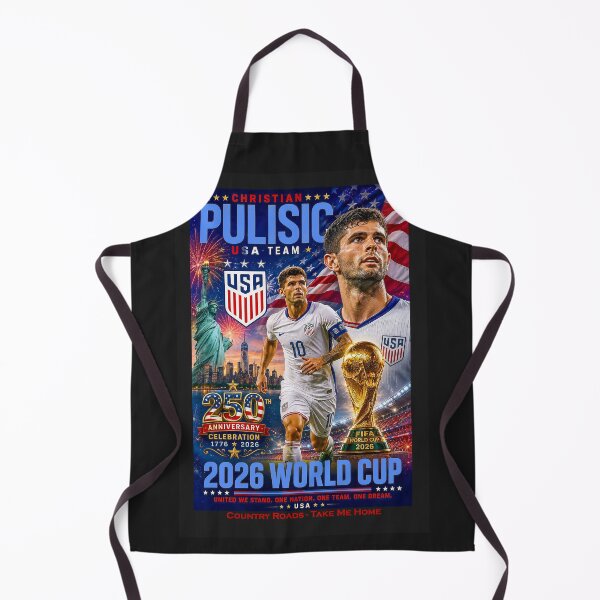 Item preview, 2026 FIFA WORLD CUP - Christian Pulisic - Country Roads - Take Me Home designed and sold by DBM Photo Art 1.