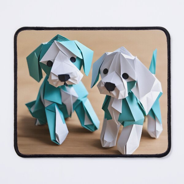 Artikelvorschau, Origami-Kunst – Süßes Cockerpoo-Welpen-Duo entworfen und verkauft von ArtfulFolds.