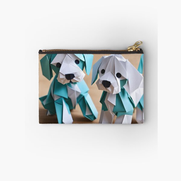 Item preview, Origami Art - Sweet Cockerpoo Puppy Duo designed and sold by ArtfulFolds.