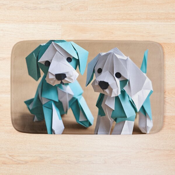 Item preview, Origami Art - Sweet Cockerpoo Puppy Duo designed and sold by ArtfulFolds.