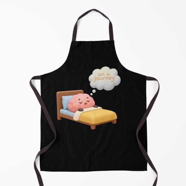 Item preview, On A Journey Cute 3D Sleeping Brain Sticker designed and sold by thazinart.