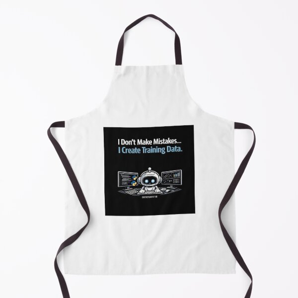 Item preview, I Don't Make Mistakes, I Create Training Data – Funny AI Developer T-Shirt designed and sold by TeeTerminal.
