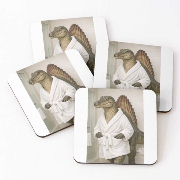 Item preview, Cozy Bathrobe Spinosaurus designed and sold by Sillytoe.