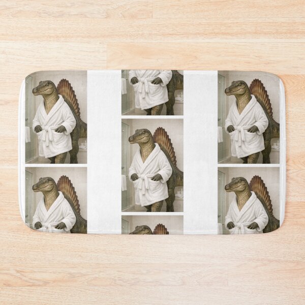 Artikelvorschau, Gemütlicher Bademantel Spinosaurus entworfen und verkauft von Sillytoe.