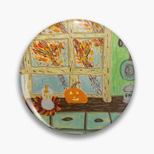 Item preview, Cozy Fall Autumn Pumpkin Retro Painting designed and sold by Colorsoflove613.