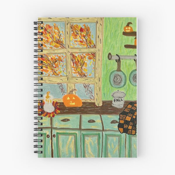 Item preview, Cozy Fall Autumn Pumpkin Retro Painting designed and sold by Colorsoflove613.