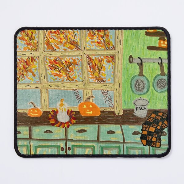 Item preview, Cozy Fall Autumn Pumpkin Retro Painting designed and sold by Colorsoflove613.