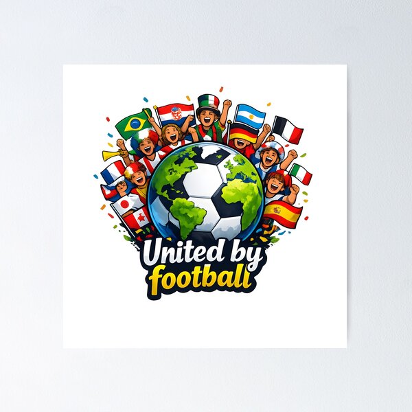 Item preview, United by Football designed and sold by darkan1.