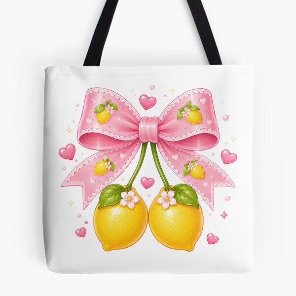 Item preview, Kawaii Lemon Bow Cute Coquette designed and sold by Pampam-stickers.