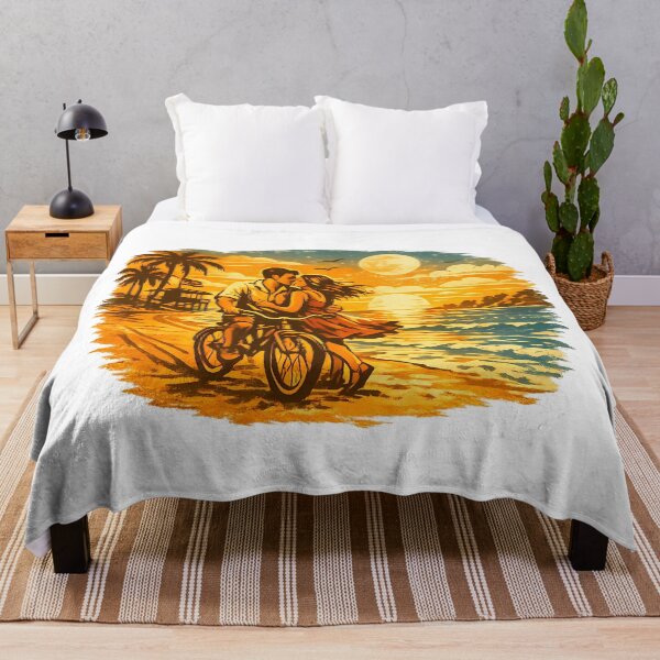 Item preview, Coastal Lighthouse Vintage Beach Vacation Couple designed and sold by OliviaHayesArt.