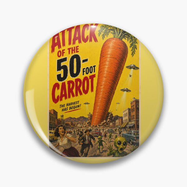 Item preview, Giant Carrot Attack designed and sold by Cosmic-Chloe.