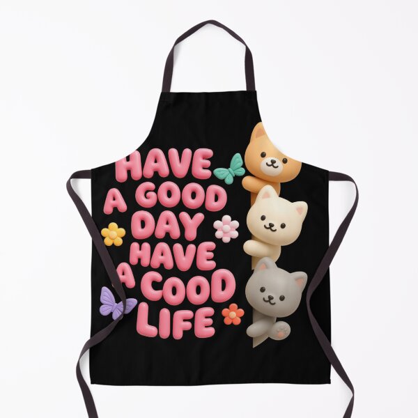 Item preview, Cute Claymorphic Animals Peeking - Have A Good Day Quote designed and sold by thazinart.