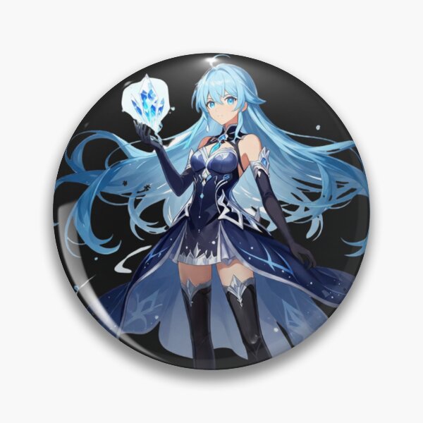 Item preview, Frost Maiden Ice Anime Girl Urban Fantasy designed and sold by Revyra.