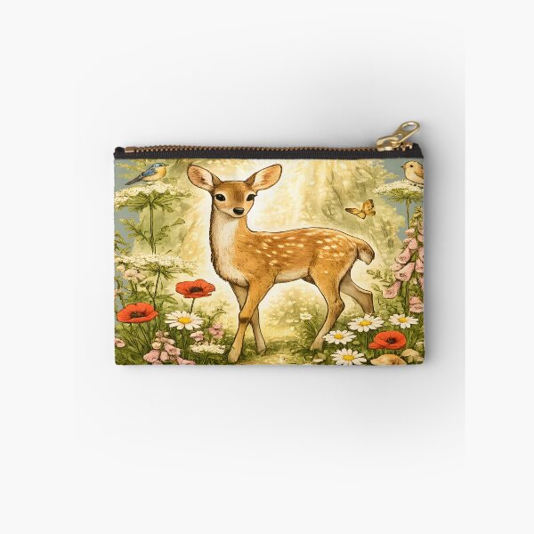 Item preview, Forest Deer Wildflower T-Shirt — Cottagecore Nature Aesthetic Deer Tee Gift designed and sold by RizRay.