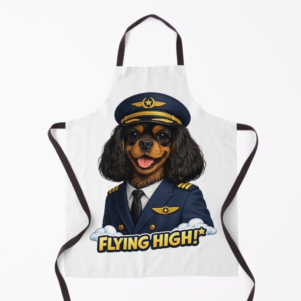 Item preview, Pilot, Flying High! Black and Tan Cavalier designed and sold by SpottyRainbow.
