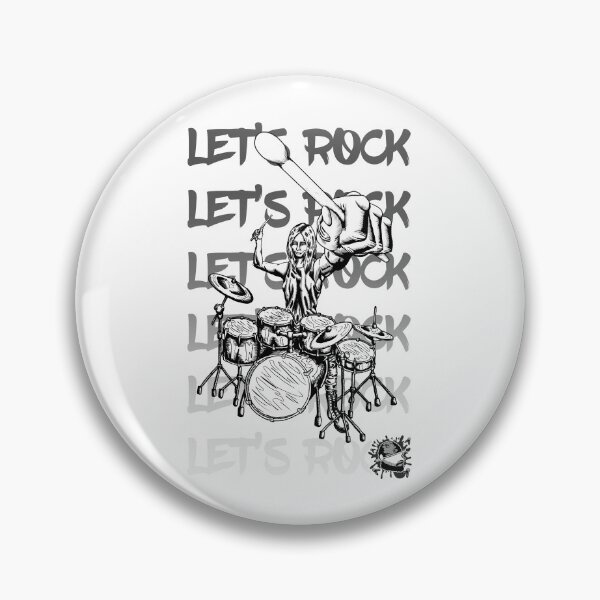 Item preview, Let's Rock Drummer designed and sold by Colmeia de Ideias.