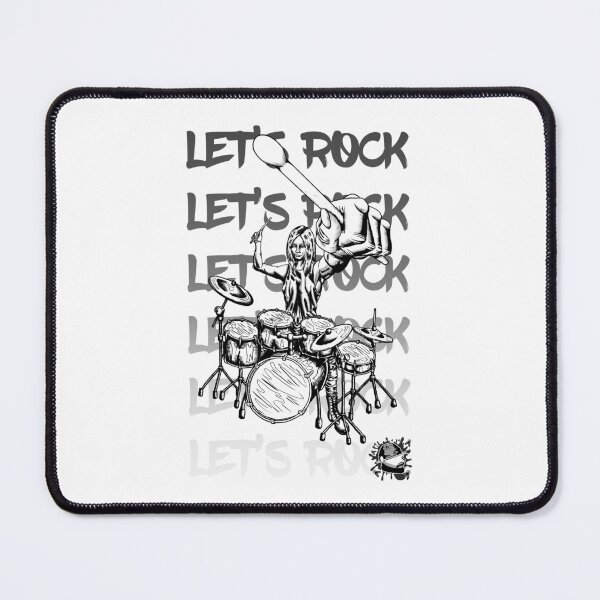 Item preview, Let's Rock Drummer designed and sold by Colmeia de Ideias.
