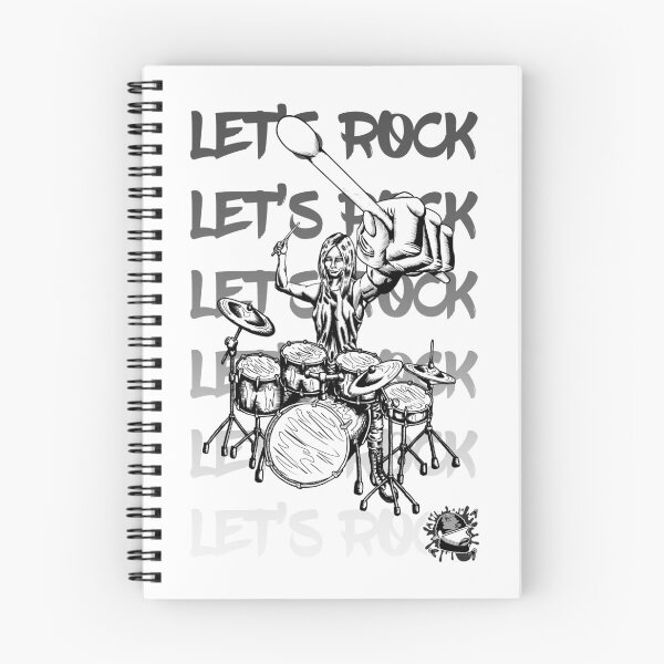 Item preview, Let's Rock Drummer designed and sold by Colmeia de Ideias.