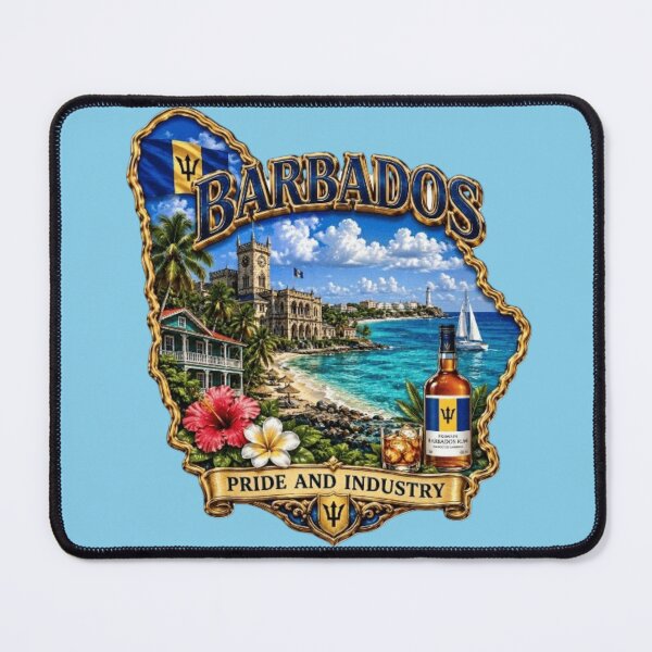 Item preview, Barbados Island Vibes – Tropical Caribbean Heritage & Pride designed and sold by globetrottergfx.