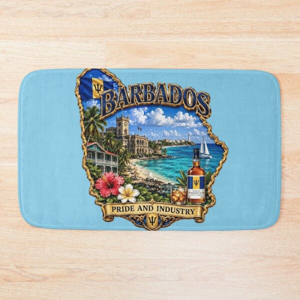 Item preview, Barbados Island Vibes – Tropical Caribbean Heritage & Pride designed and sold by globetrottergfx.