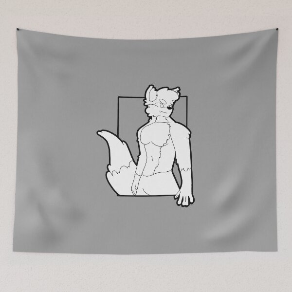 Item preview, The Fox (white fox) designed and sold by ItBearlyFits.