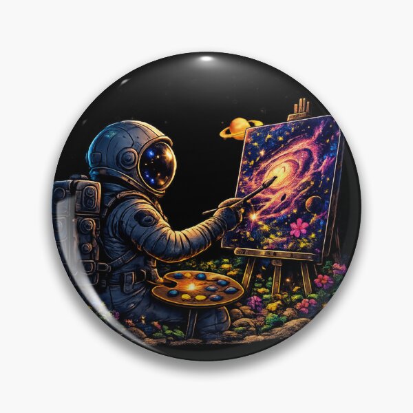 Item preview, Cosmic Astronaut Painting a Galaxy designed and sold by Houldi.