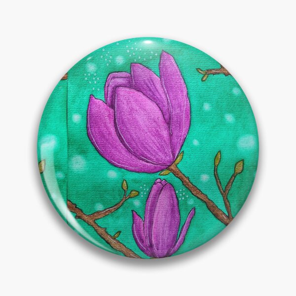 Item preview, Purple Magnolia designed and sold by Paintedhues.