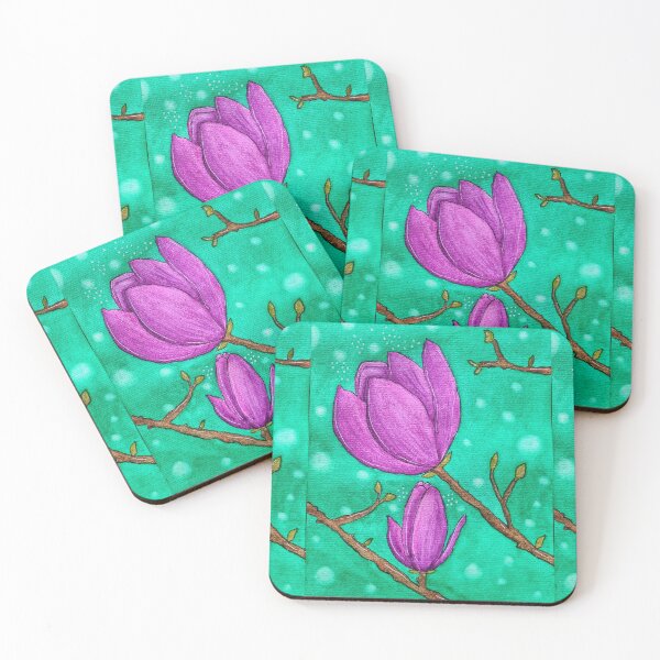 Item preview, Purple Magnolia designed and sold by Paintedhues.