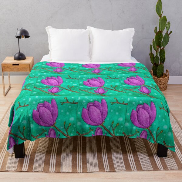 Item preview, Purple Magnolia designed and sold by Paintedhues.