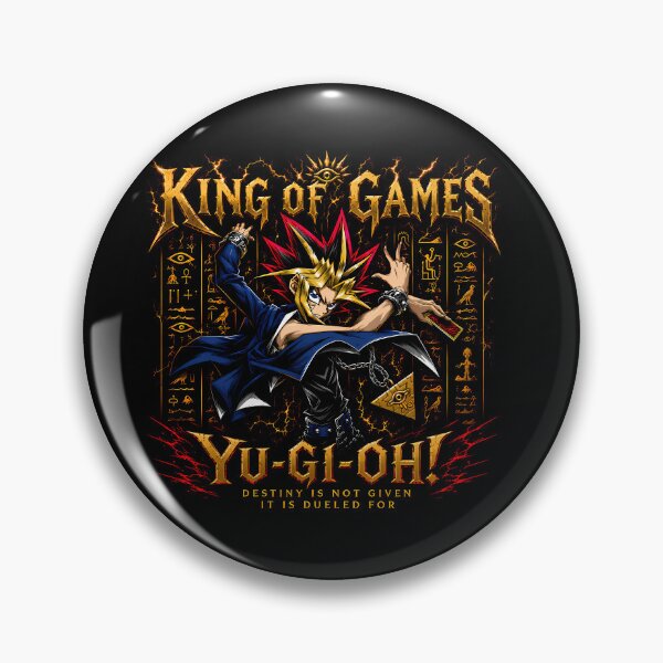Item preview, King of Games -Yami Yugi   - Pharaoh Duelist -Egyptian Hieroglyphs Aesthetic Design designed and sold by Trinidesigns123.