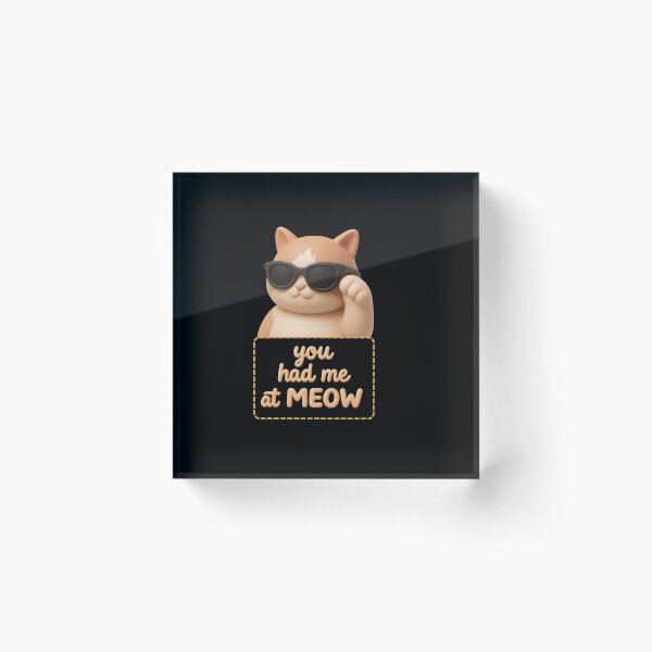 Item preview, Funny Ginger Cat 3D Clay Sticker - Cat Pun Quote designed and sold by thazinart.