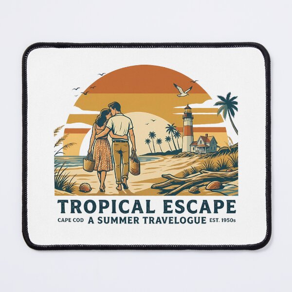 Item preview, Tropical Escape Anniversary Beach Trip Gift for Couples designed and sold by OliviaHayesArt.