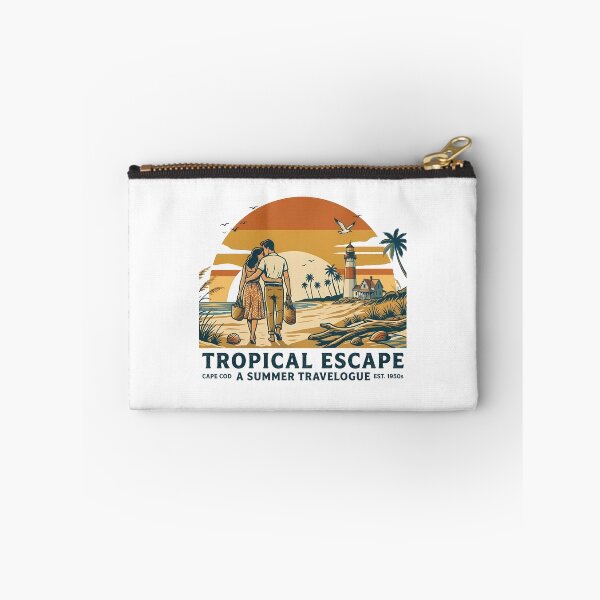 Item preview, Tropical Escape Anniversary Beach Trip Gift for Couples designed and sold by OliviaHayesArt.