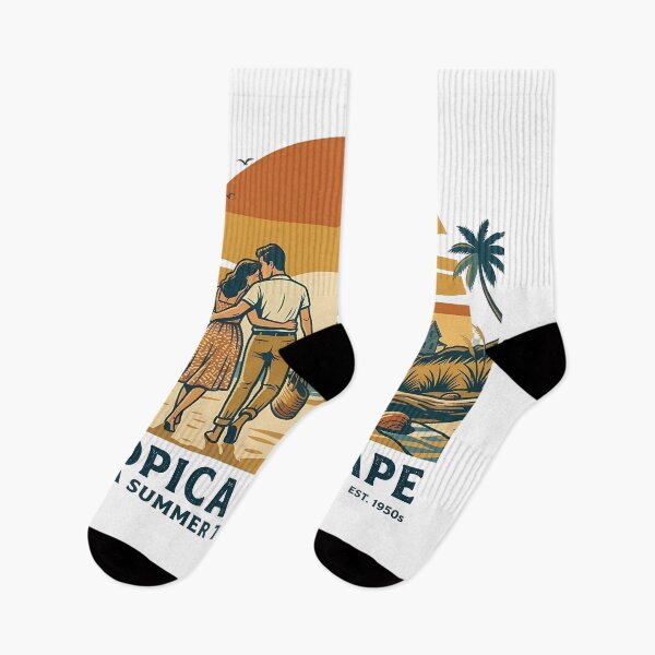 Item preview, Tropical Escape Anniversary Beach Trip Gift for Couples designed and sold by OliviaHayesArt.