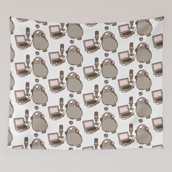 Item preview, pusheen podcast designed and sold by daenarys123.