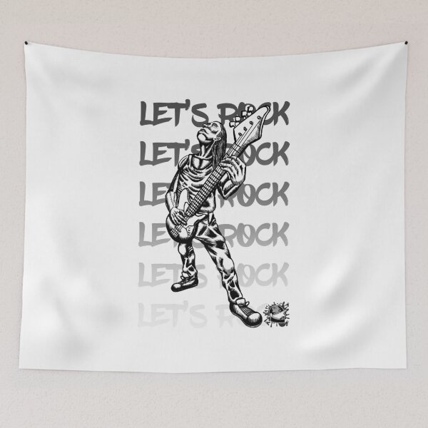 Item preview, Let's Rock Bassist designed and sold by Colmeia de Ideias.