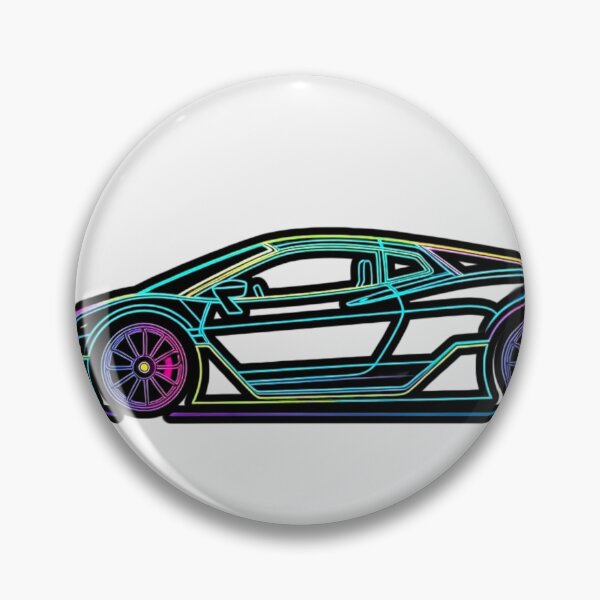 Item preview, Neon Hypercar Vector Line Art Minimal Supercar Contour designed and sold by Nexus Space.