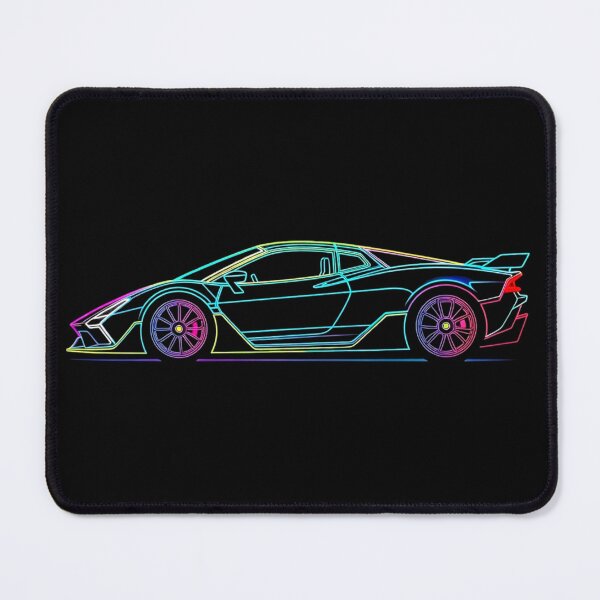 Item preview, Neon Hypercar Vector Line Art Minimal Supercar Contour designed and sold by Nexus Space.