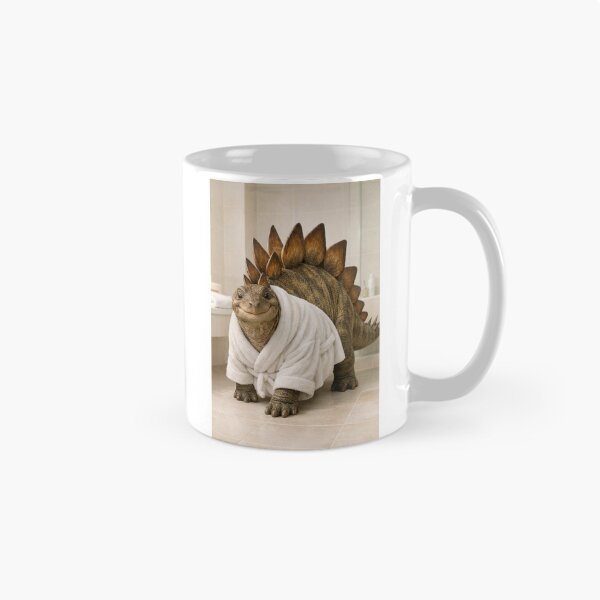 Item preview, Cozy Bathrobe Stegosaurus designed and sold by Sillytoe.