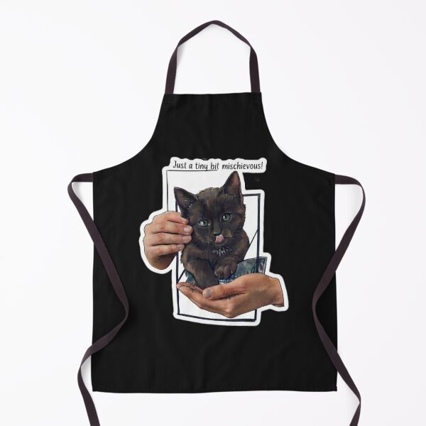 Item preview, Cute Black Kitten Hiding in Pocket – Playful Pet Portrait designed and sold by Fatomfatom.