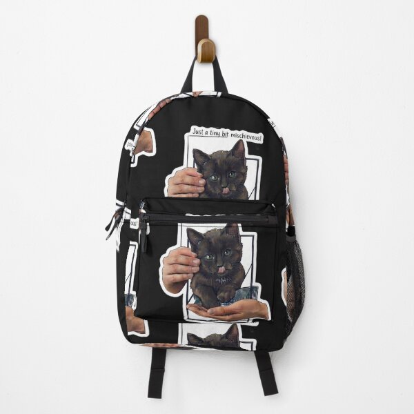 Item preview, Cute Black Kitten Hiding in Pocket – Playful Pet Portrait designed and sold by Fatomfatom.