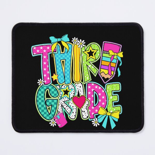 Item preview, Groovy Retro Third Grade Back to School Girls designed and sold by KroghDs.