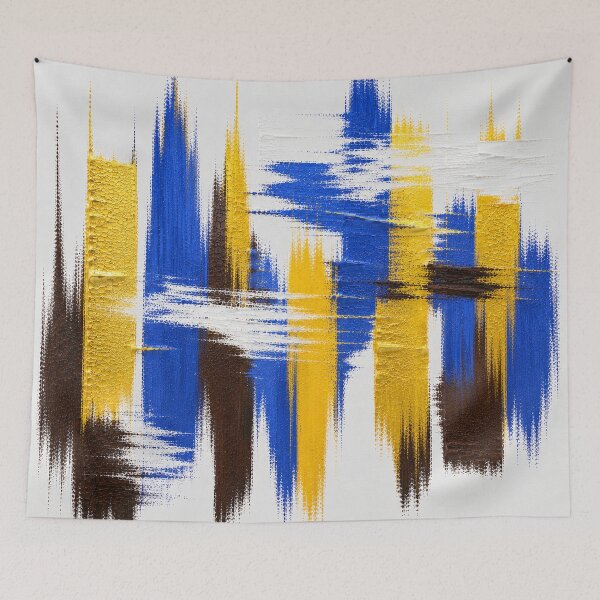 Item preview, Blue & Yellow Skyline designed and sold by Ingorgia Studio.
