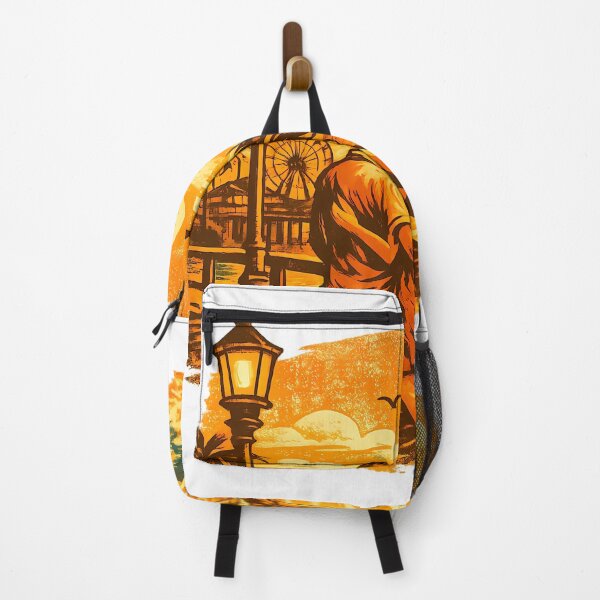 Item preview, Pier Sunset Vintage Beach Vacation Couple designed and sold by OliviaHayesArt.